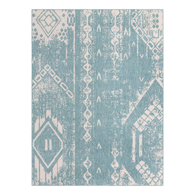 Tapis intérieur / extérieur en polypropylène tissé à la machine Medford