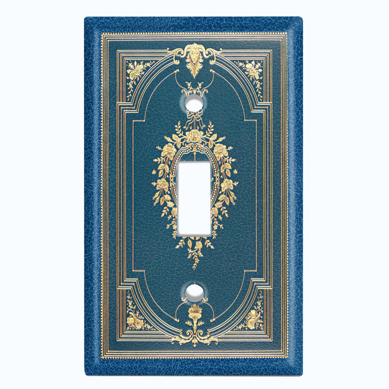 Patterned 1 - Gang Toggle Light Switch Standard Wall Plate
