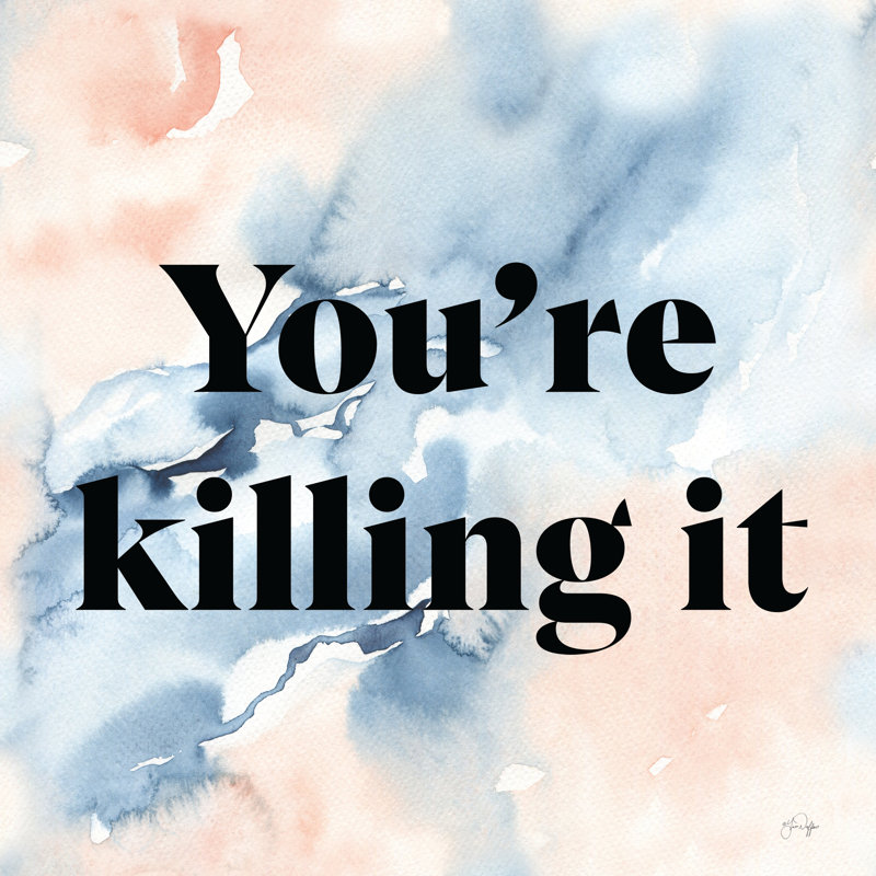 «You Kill It», H 20 po x l 20 po, Oui, Cadre simple érable érable