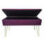 Polyester Blend Upholstered Storage Bench-1745642612