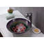 Lavabo de salle de bain vasque circulaire en verre trempé rose / vert Panye
