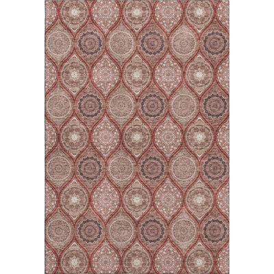 Premium Machine Washable Prisco Paprika Rug