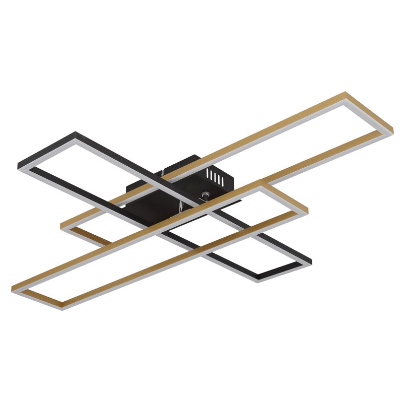 Chasitie Aluminium LED Flush Mount, Gold