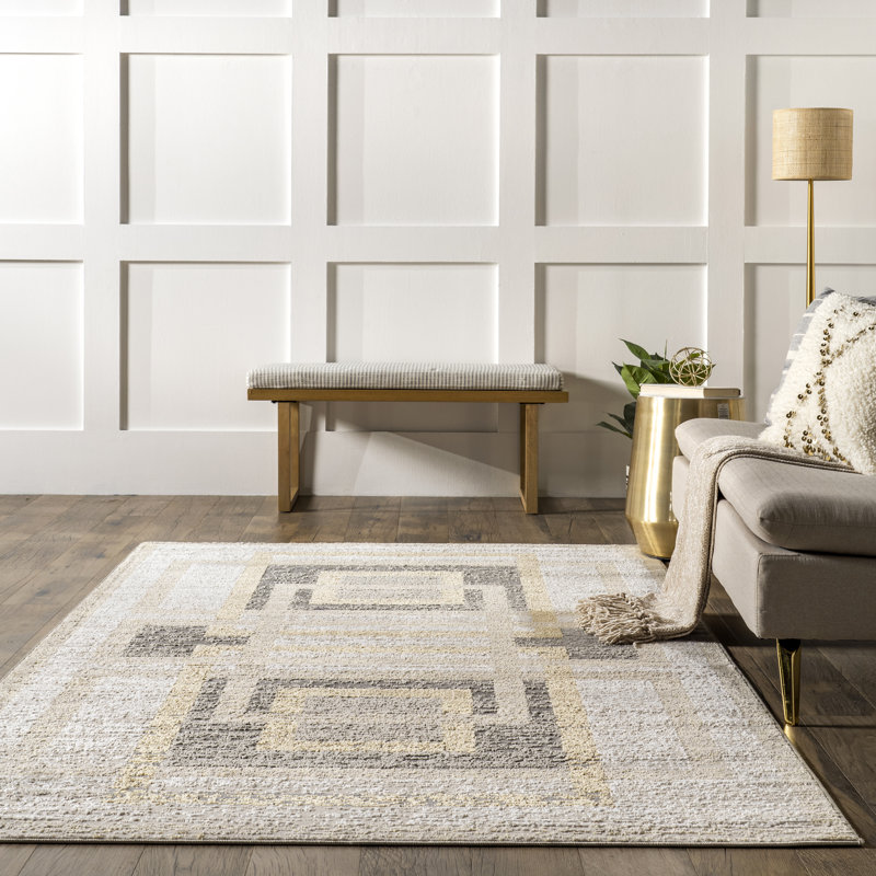 Tapis géométrique transitionnel Rey, Rectangle 5 pi x 8 pi