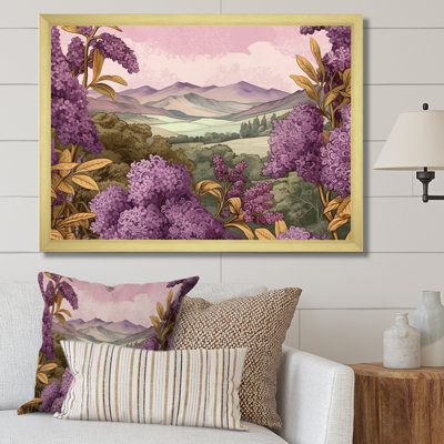 " Purple Lilac Fragrant Blossoms I "