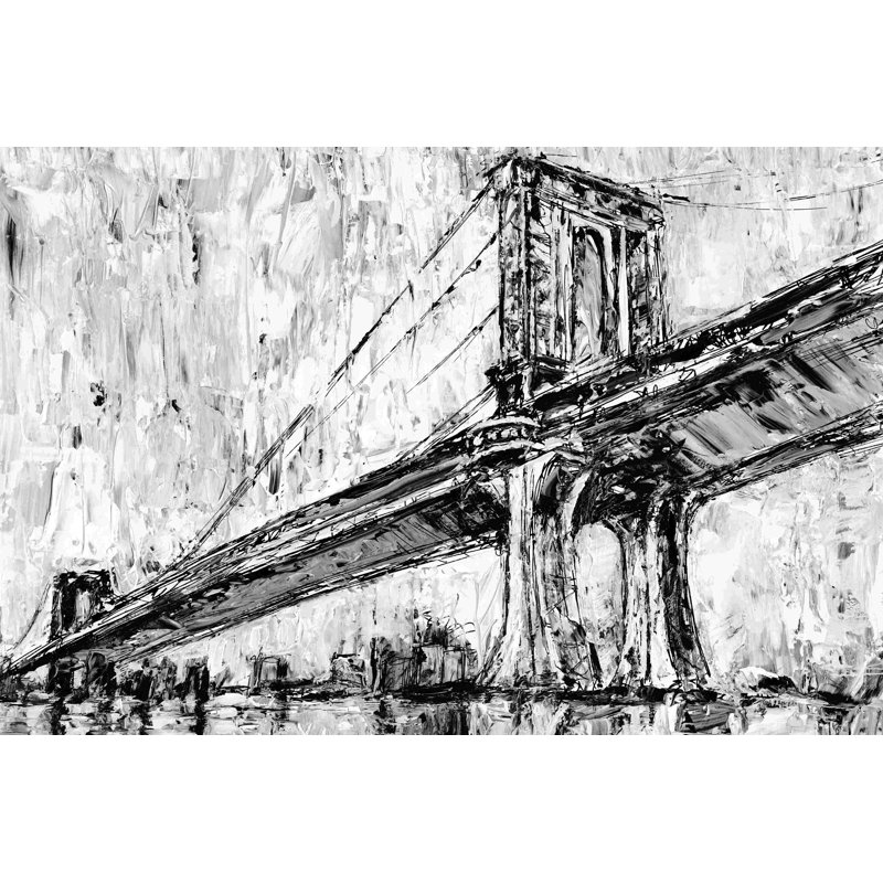 Iconic Suspension Bridge I, H 20 po x l 30 po