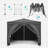 Folding Canopy With 4 Removable Sidewalls Outdoor Event Shelter UPF 50+ Gazebo Portable Tents