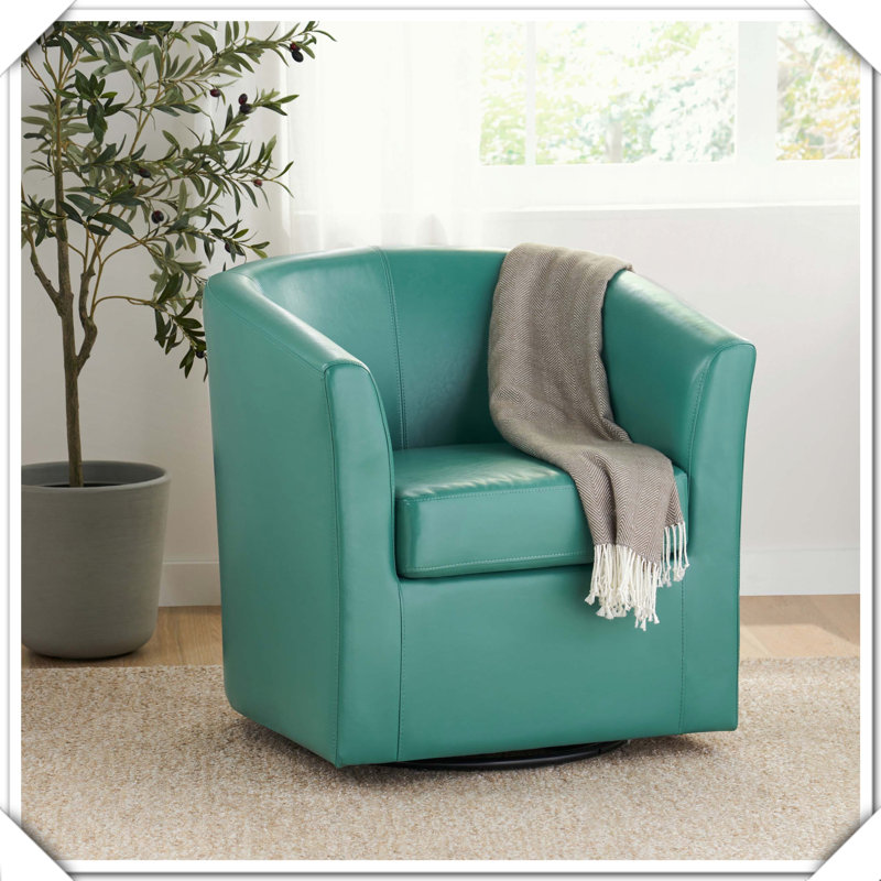 Siège d'appoint moderne et fonctionnel, Turquoise