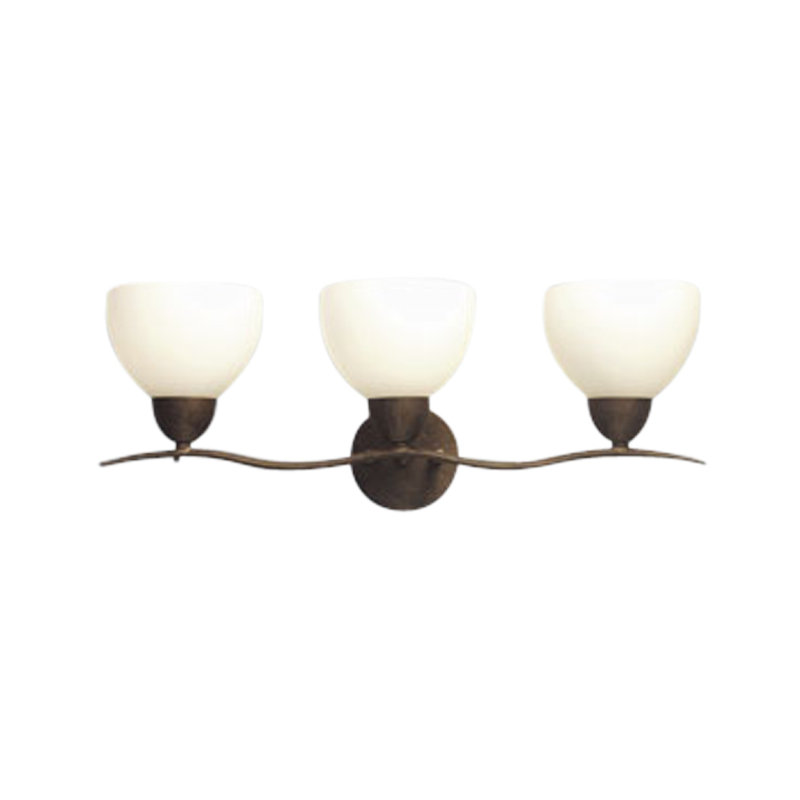 Éclairage pour meuble-lavabo 3 lumières Hamberg, Bronze
