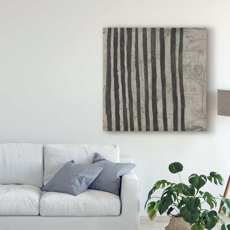 « stone vii », peinture sur toile tendue, H 35 po x l 35 po x P 2 po