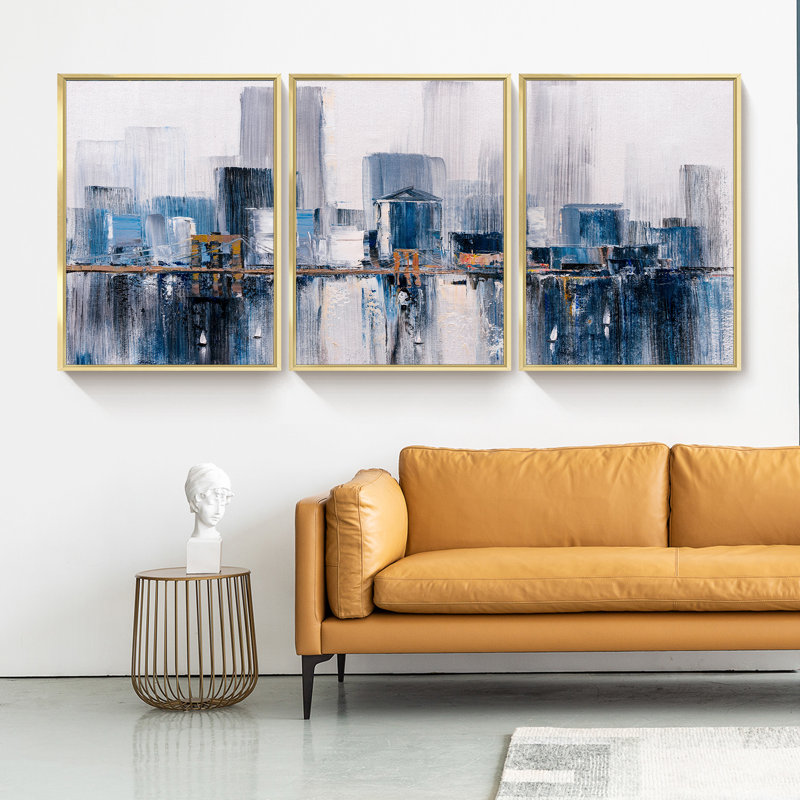 Moderne - ensemble de 3 pièces, H 24,6 po x l 48,5 po