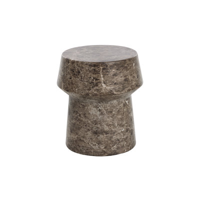 Table de bout Brie - aspect marbre