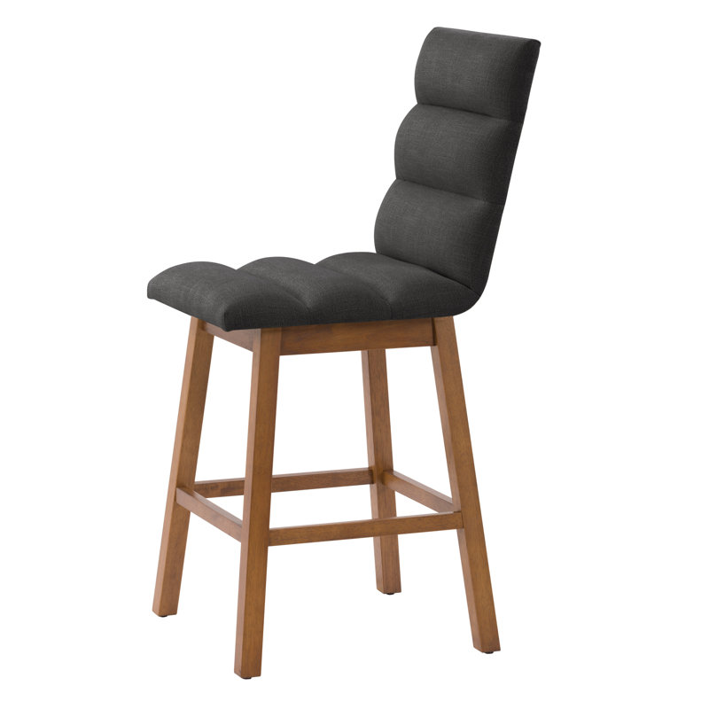 Tabouret de comptoir 26,75 po Aodhi, Gris foncé