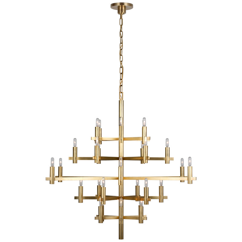 Chapman & Myers Sonnet Large Chandelier, Bronze