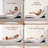 Upholstered Wingback Bed With Adjustable Base Bundle Set, / Textured Ivory Canvas Chenille, Head & Foot Incline, Zero Gravity, Massage, App & Remote Control, Easy Assembly, No-Noise