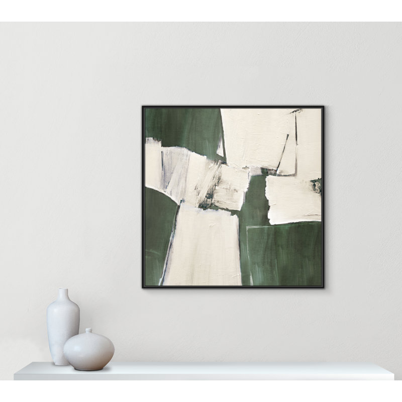 «Summer Sage Plateau I» par Judith Shapiro, H 41,5 po x l 41,5 po, Black
