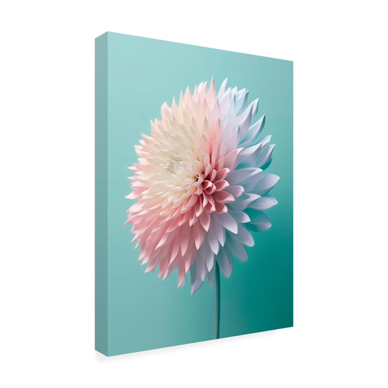 Art sur toile «ologic bolologia rose bonheur », 47" H x 35" W