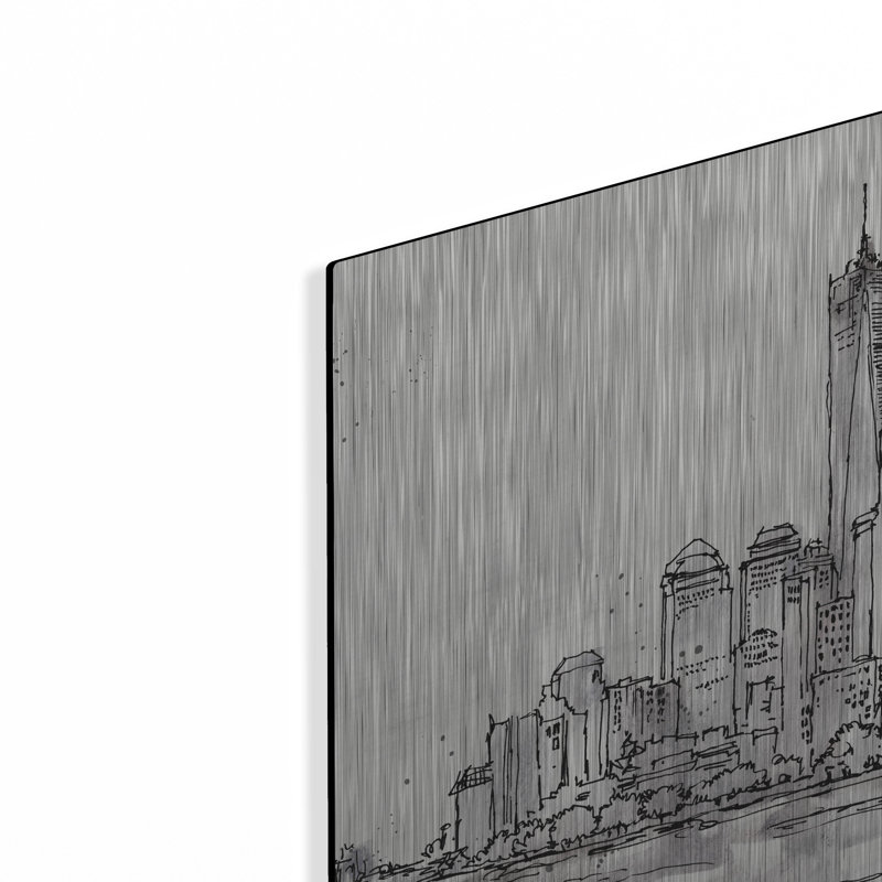 «Skyline Sketches I» par Anne Tavoletti, H 12 po x l 16 po