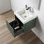 Meuble-lavabo flottant avec lavabo et armoire latérale 20 po Loften-87851279