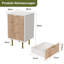 40cm W Manufactured Wood Bedside Table