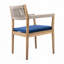 Chaises de salle à manger d'extérieur en bois d'acacia-359893721