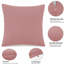 Aspire Homeware Striped Square Velvet Cushion Cover-528166682-526461366