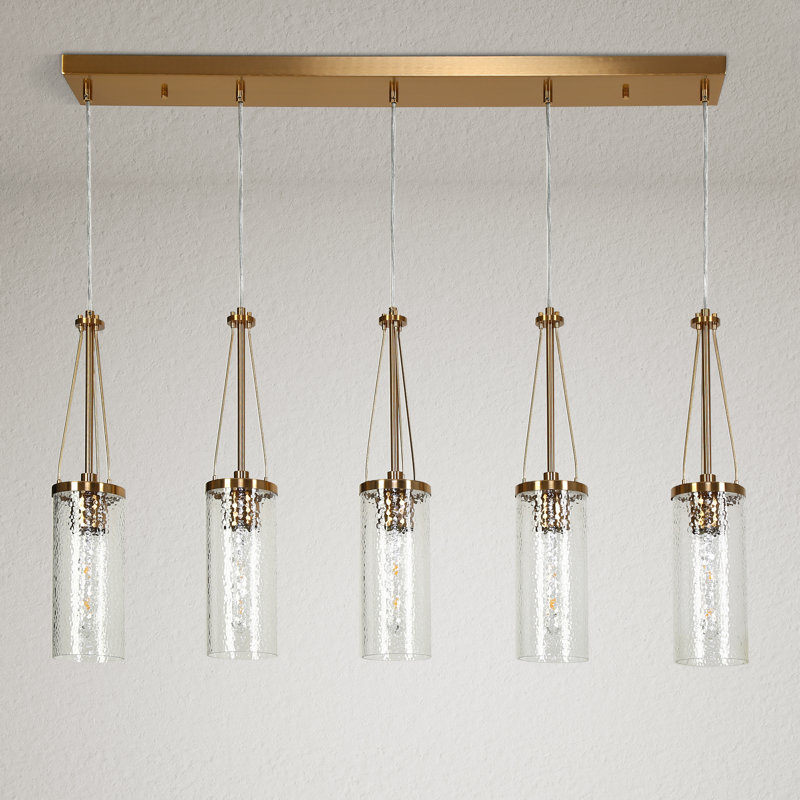 Luminaire suspendu 5 lumières Aeronwen