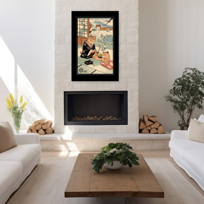 Art contemporain rétro, art de chat rétro