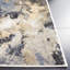 Tapis gris / bleu marine en jute tissé à la machine Bonsell-344004452