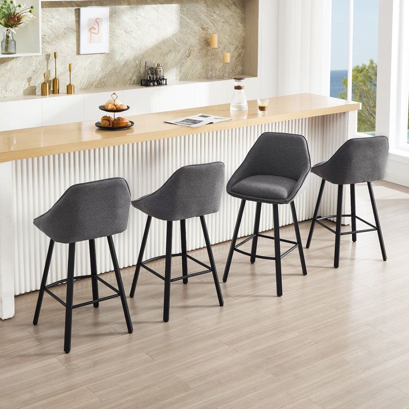 Tabourets Modernes Bartool, Gris foncé