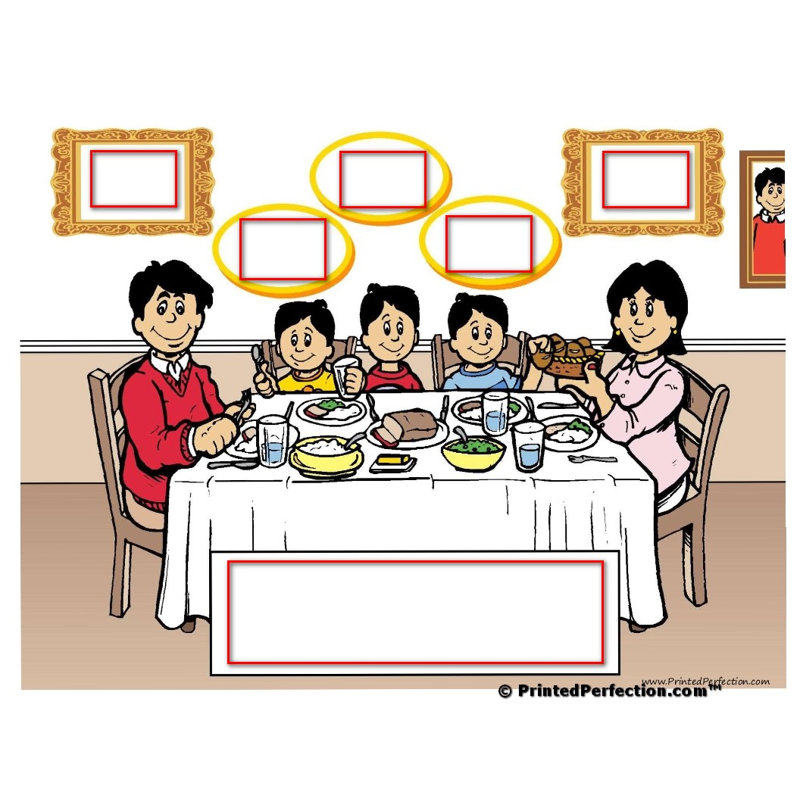 Souper personnalisé en famille - aimant en acrylique pour 3 garçons - excellent cadeau!, Oui
