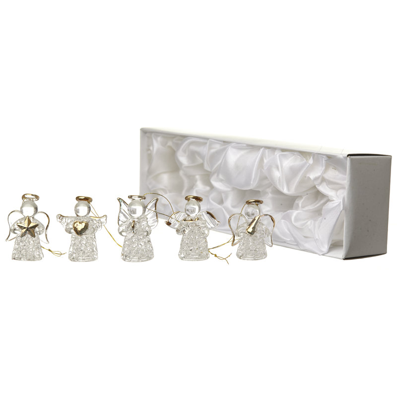 Mcdaniel 5cm Glass Hanging Figurine Ornament