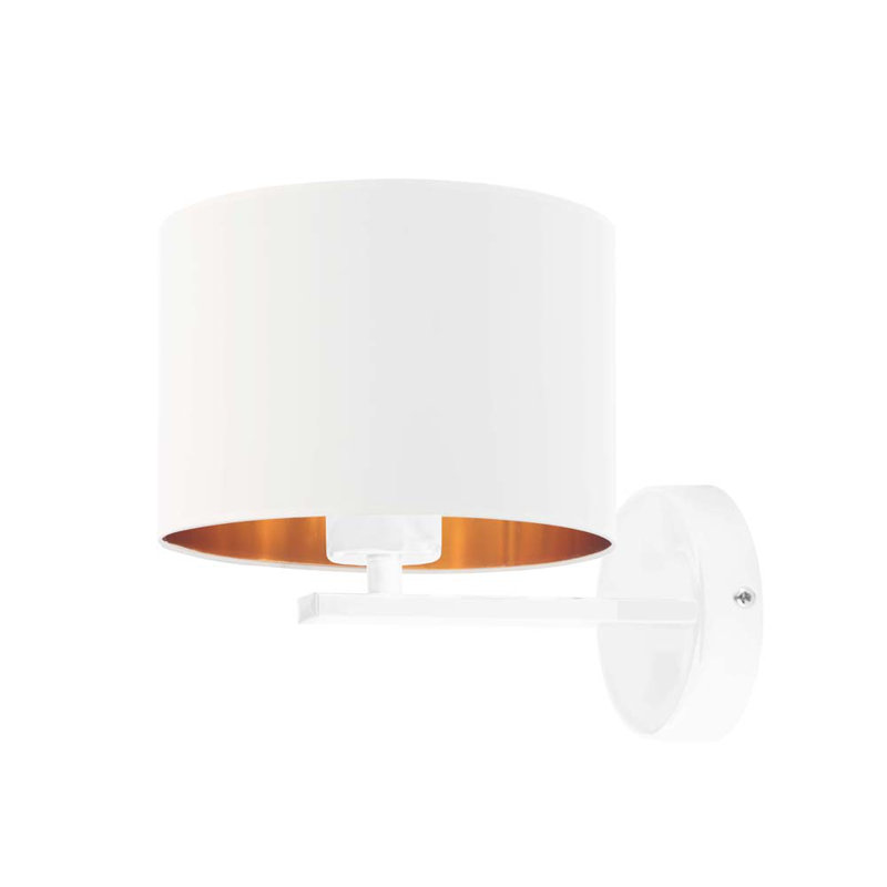 Woodberry Swing Arm Sconce, White, White