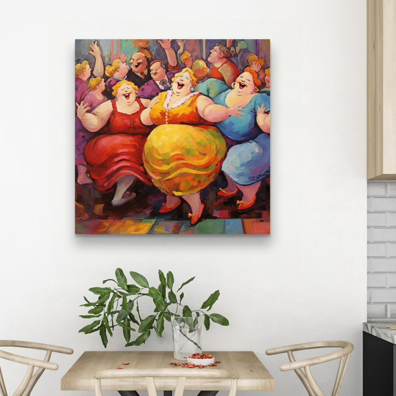 Live dance - 32"x32" art on canvas