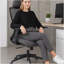 Chaise de bureau en filet à haut dossier-1124260768