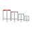 Set of 4 Multicolor Nesting Plant Stands