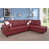 Red Faux Leather