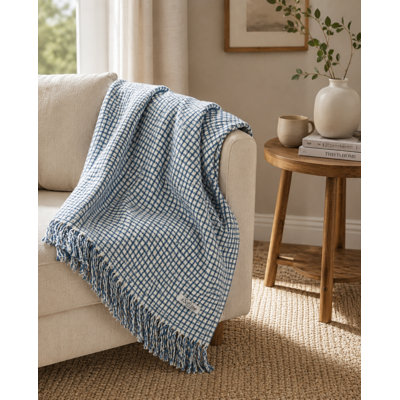 Small Check Pattern Throw