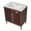 Meuble-lavabo moderne 30 po avec lavabo en céramique, 2 portes à fermeture douce