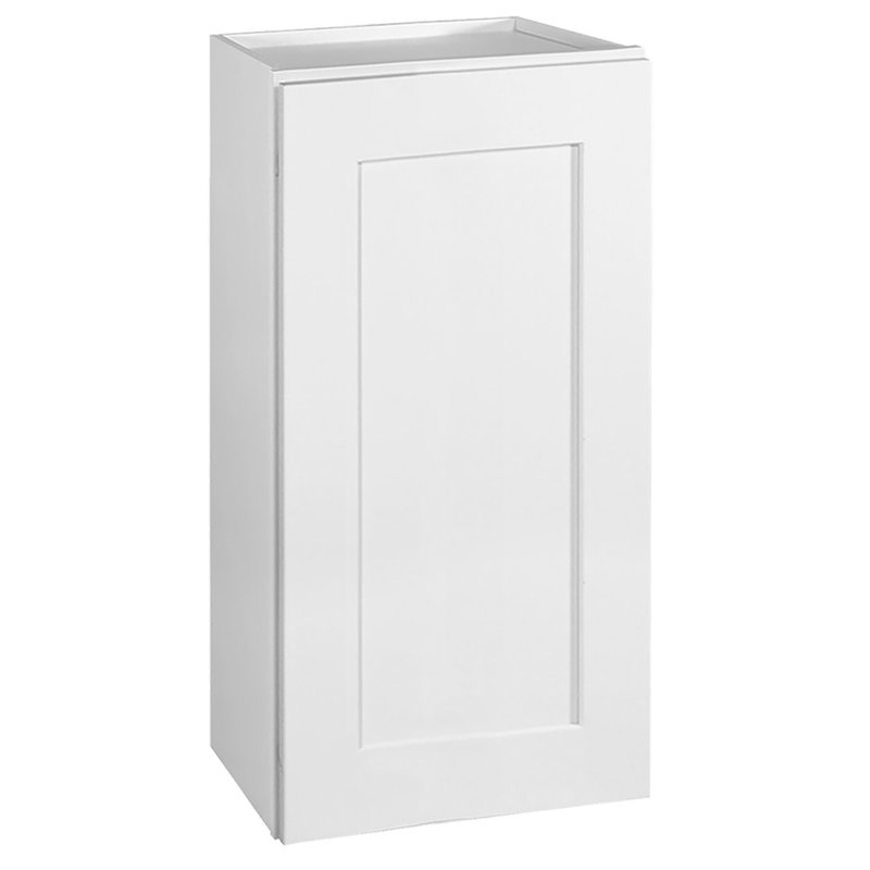 Armoire de cuisine style Shaker de Design House Brookings (prête à assembler), Blanc, H 30 po x l 15 po