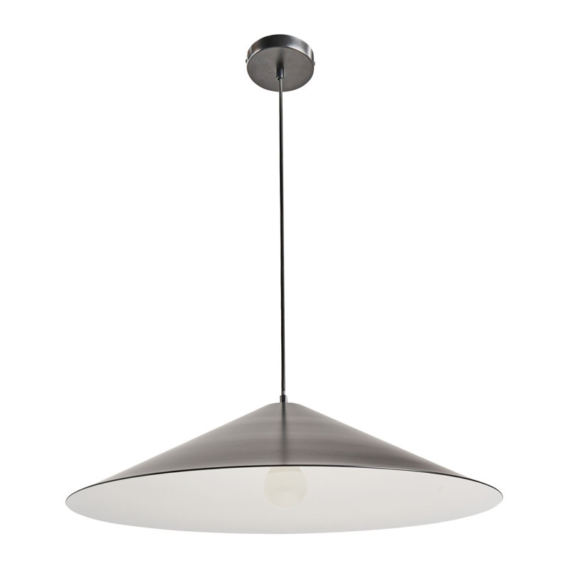 1 - Light Matte Black Cylinder Pendant