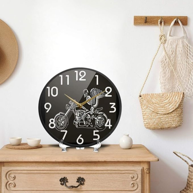 Horloge murale Naanle Chic Skull Guy