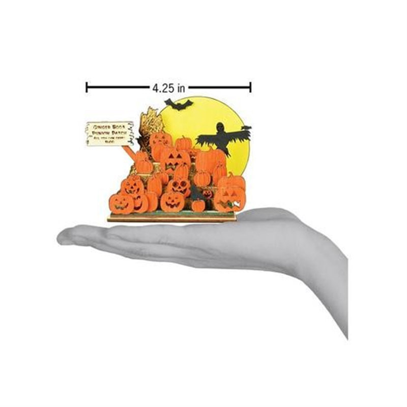 Ornement figurine suspendu hanté citrouilles