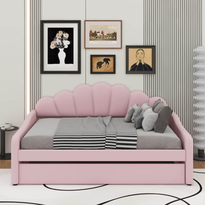 Full Upholstery Daybed With Trundle