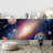 Planet In Outer Space Galaxy Peel & Stick Border-93868275