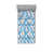 Bleu ciel et orange / motif ikat blanc est en rupture de stock