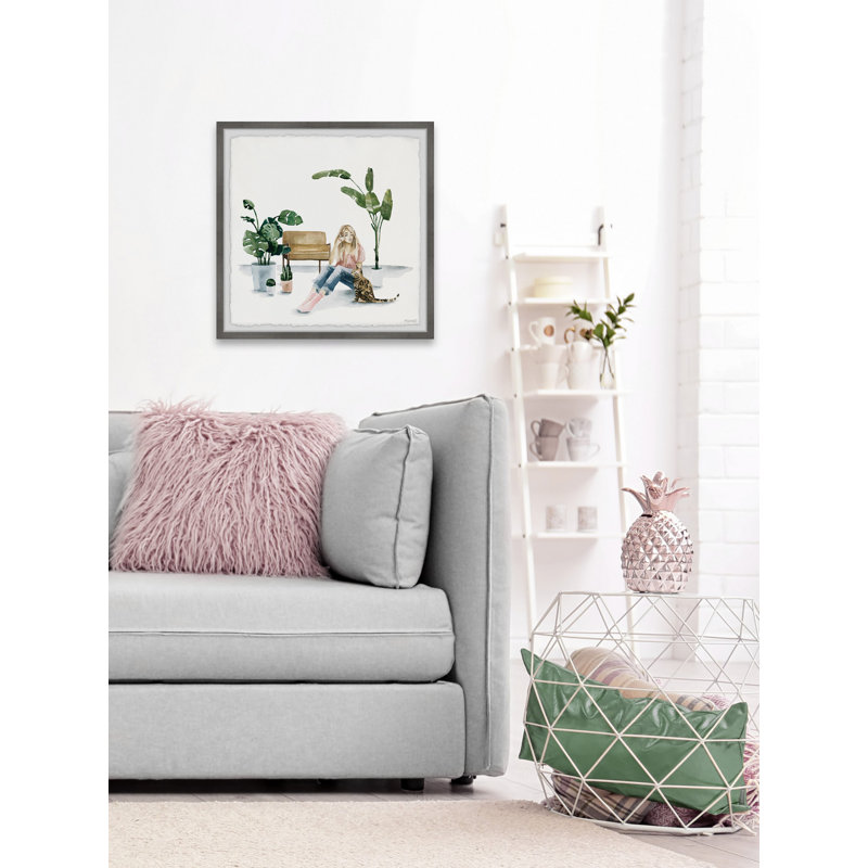 Tropical Touch - Single Picture Frame Painting, 51 cm H x 51 cm W
