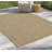 Earth Jute/White Indoor/Outdoor Area Rug-988168611