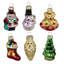 Holiday Favorites Glass Christmas Ornaments - 2.25" - Set Of 6