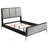 Panel Bed With Metal Leg